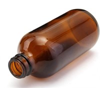 New, 12, Count 250ml Amber Glass Bottle with