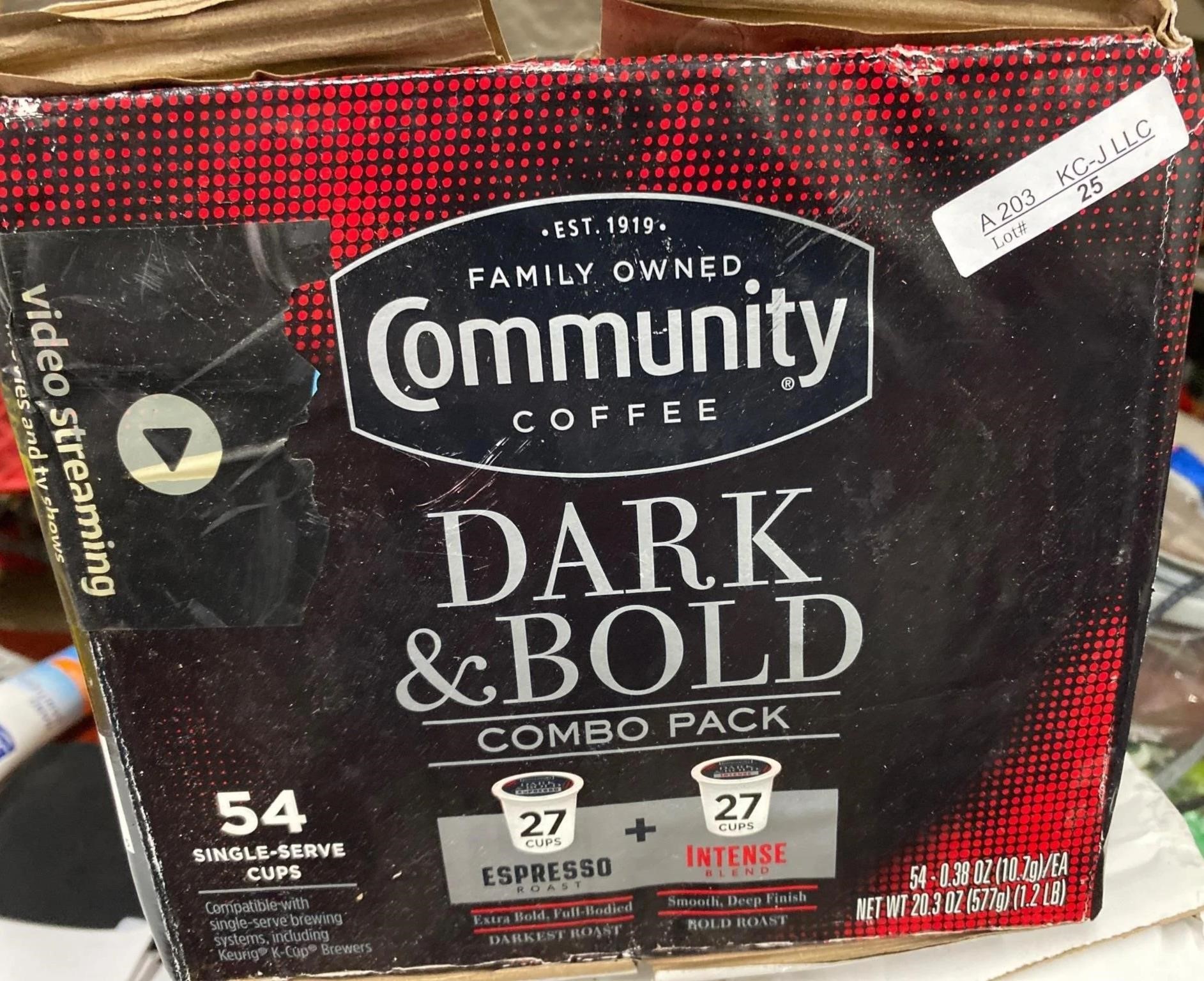 Community Coffee Dark & Bold Variety Pack