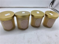 4 almond shortbread candles