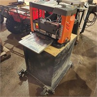Ridgid 13" Thickness Planer on Rolling stand 110V