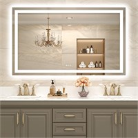 USHOWER LED Mirror for Bathroom  60x36 Inches