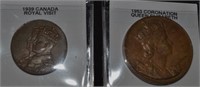 1939 CAD Royal Visit & 1953 Coronation Coins