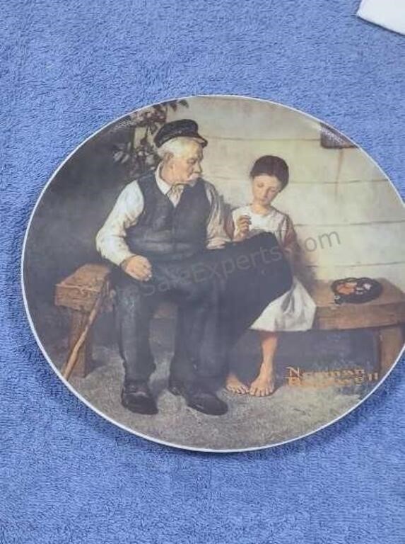 Knowles Collector plate. Norman Rockwell "The