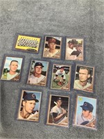 Ten 1962 Topps Baseball Cards