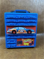 1999 Hot Wheels Rolling Case Full of