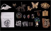 Figural Animal & Designer Brooches