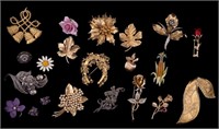 Collectible Floral Brooches