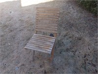 Chaise en bois pliante