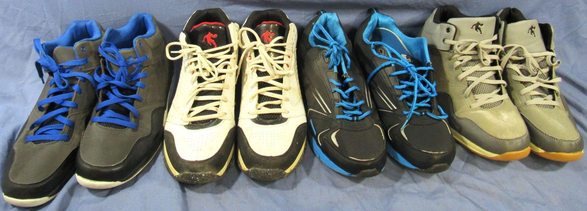 4 PAIRS OF SIZE 13 AND1 AND STARTER SHOES