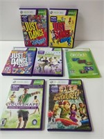 Various Xbox 360 Kinect Games Incl Just Dance