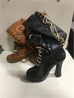 Lot Of 2 Pairs Of  Womans Gogo Boots