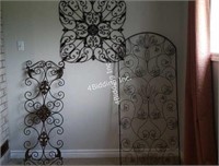 Decorative Wrought Iron look wall art LR