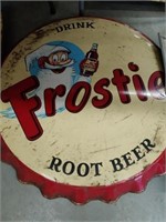 Vintage Frostie Root Beer Advertising Sign