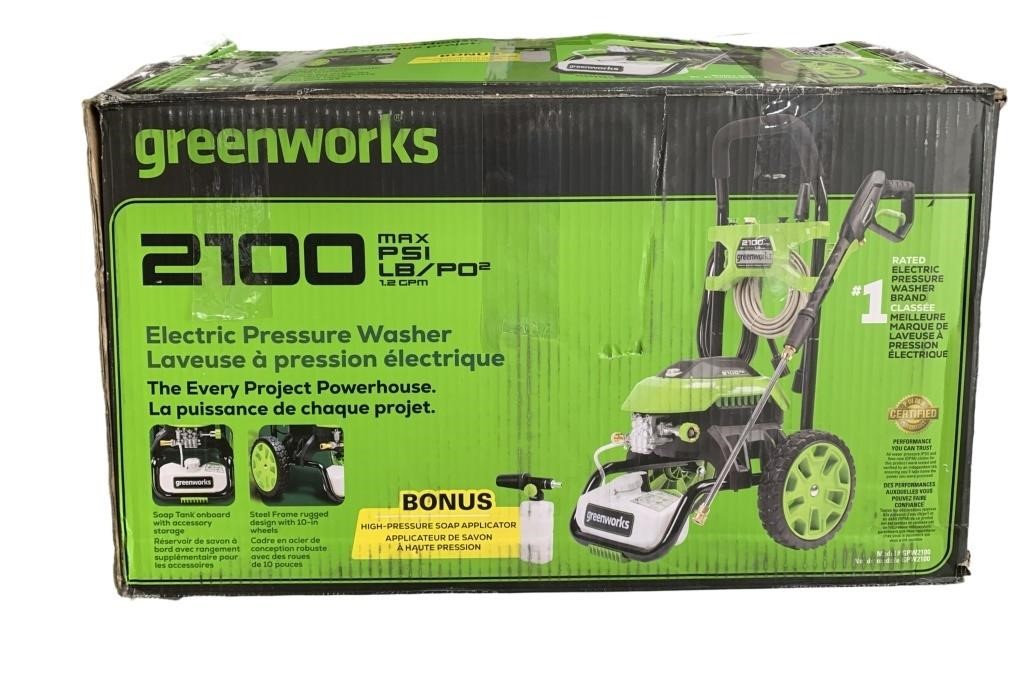 Greenworks (2100PSI) Electric Pressure Washer