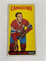 1964-65 Topps Tallboy Henri Richard SP Hockey Card