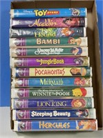 12 Disney VHS Movies