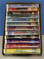 12 Disney VHS Movies