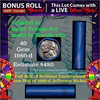 1-5 FREE BU Nickel rolls with win of this 1980-d S