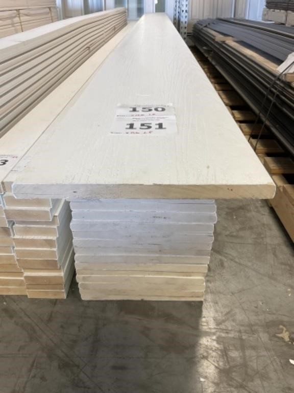 1"x12"x16' White Composite Trim Boards x160LF