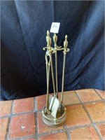 Brass Fire Place Tools