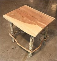 Hand Made Cedar Side Table