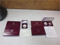 1988 & 1992 US Mint Olympic Games Proof Coin Sets