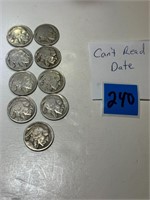 Buffalo Nickels (19) see pic for dates