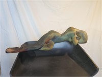 George Tudzarov Clay Sculpture reclining female