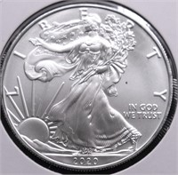 2000 SILVER EAGLE GEM