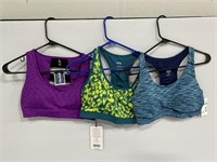 Trio of new womens sports bras
