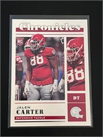 Jalen Carter Chronicles Rookie Card