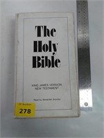 The holy bible KJV new testament tapes