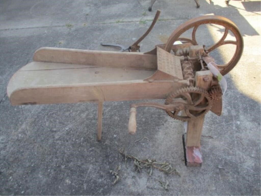 Antique corn chopper