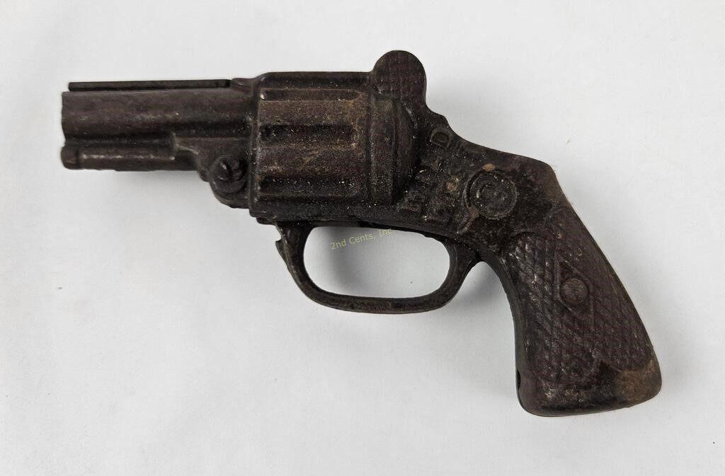 Vintage Wild West Cast Revolver Toy