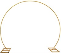 LANGXUN 8.5ft Golden Metal Balloon Arch