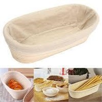 Ovel Bread Proofing Basket - 8" x 3.5" x 6"