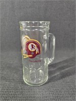 Tall Redskins Beer Mug