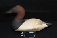 High Head Canvasback Drake Decoy by Capt. Harry