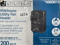 UTILITECH FAN HEATER RETAIL $30