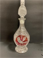 Byrdes crystal decanter