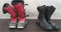 2 Pair Motocross Boots- Sedici size 12,
