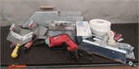 Box Drywall Tools - Milwaukee Screwgun, Taping