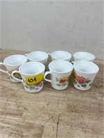 7 Flower Tea cups