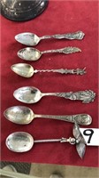 STERLING & ASST SILVER COMM. SPOONS