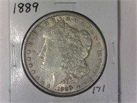 1889 Morgan Silver Dollar