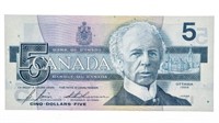 Bank of Canada 1986 $5 UNC  (GPB)