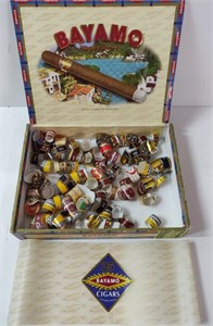 Bayamo Cigar Box Full of Cigar Labels