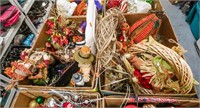 2 Boxes Of Fall & Thanksgiving Decor