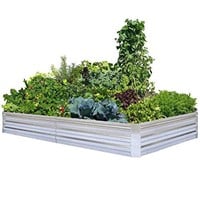 FOYUEE Galvanized Raised Garden Beds for Vegetabl