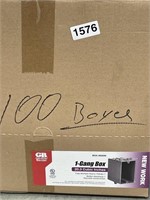GARDEN BENDER 1 GANG BOX (100) RETAIL $1,500
